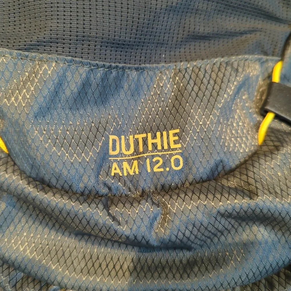 Platypus Duthie AM 12.0 Hydration Backpack Gray Yellow Hiking Running Outdoor